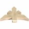 Ekena Millwork Davenport Rough Sawn Timber Gable Bracket, Douglas Fir, 36"W x 24"H x 4"D x 6"F, 16/12 Pitch GBW036X24X0406DAV00RDF - alternate 3